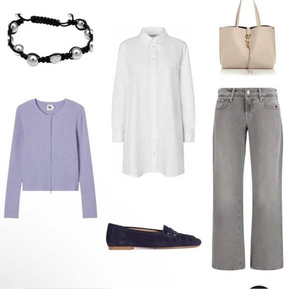 Black Cord Bracelet with Silver Beads and Pave Accent. Adjustable - Picture 4 of 7